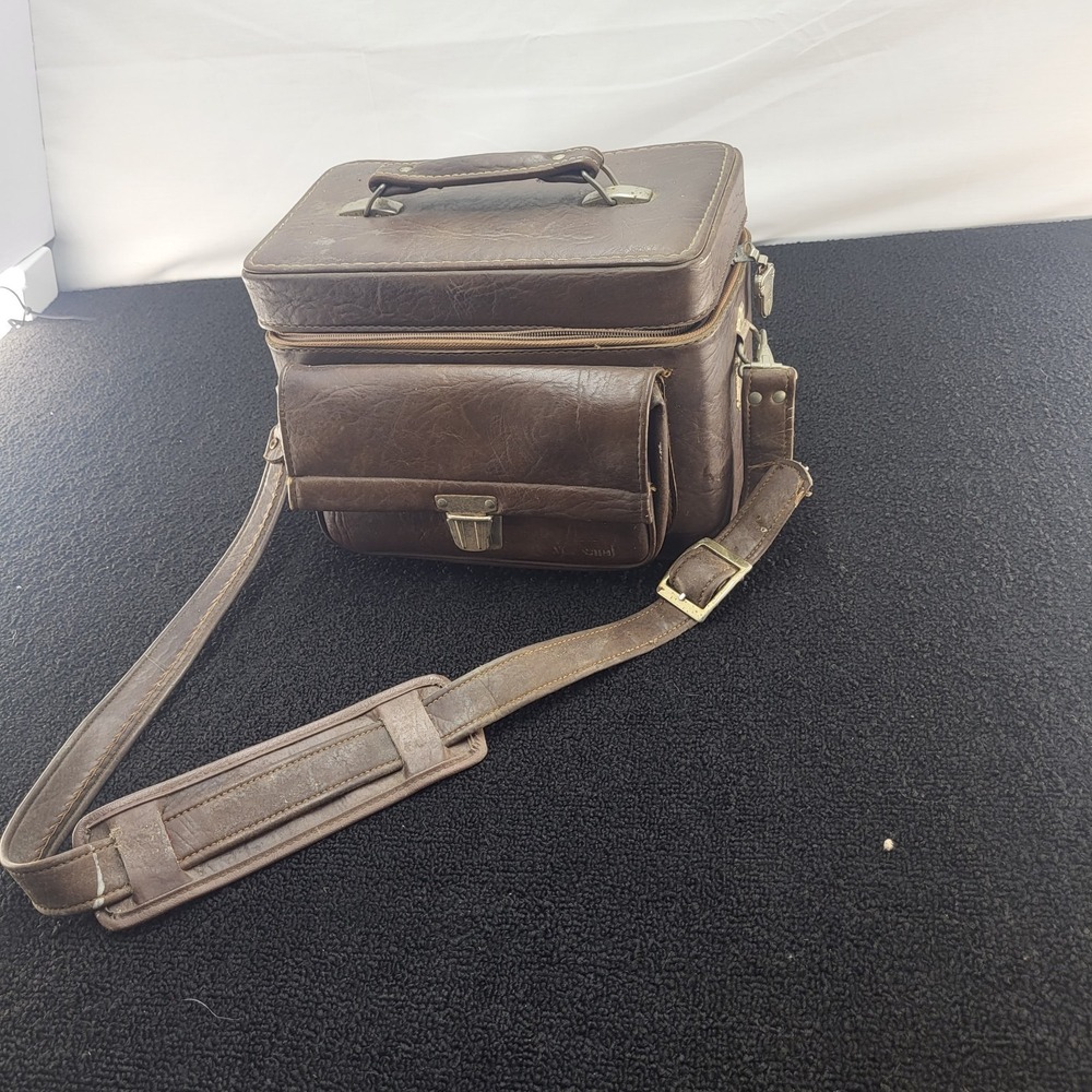 Vintage Camera CaseLens Case Marsand Camera Bag Brown Maroon heavy duty lens